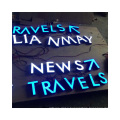 Customizable 3D Luminous Acrylic Letter External Illuminated Building Signs LED Channel Letters For Shop